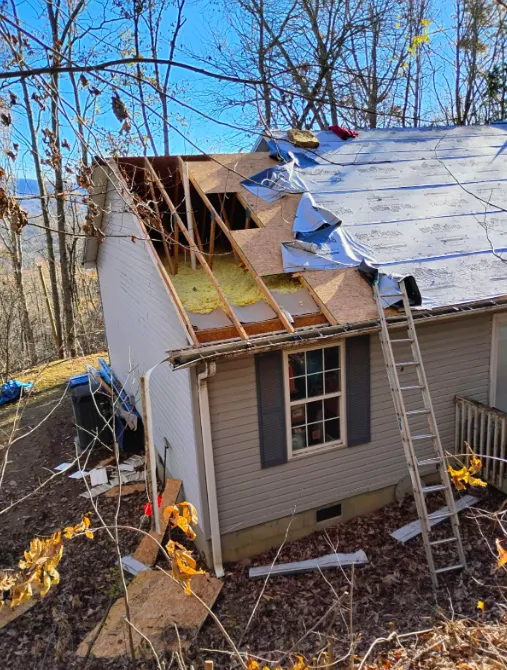 Helene Recovery Install in Western NC