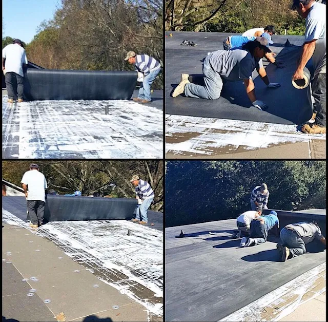 Before after roof installation