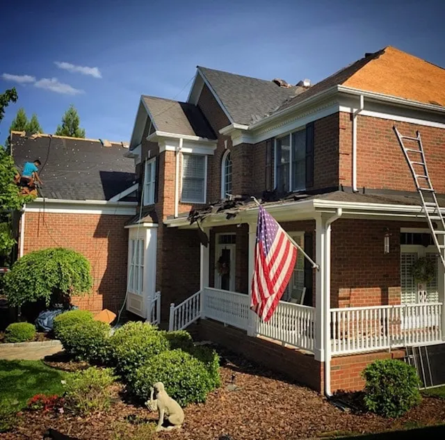 Before after roof installation