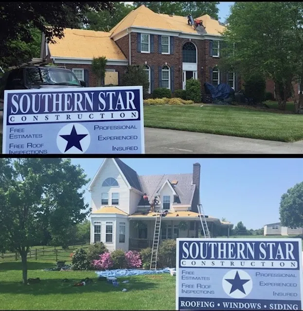 Before after roof installation